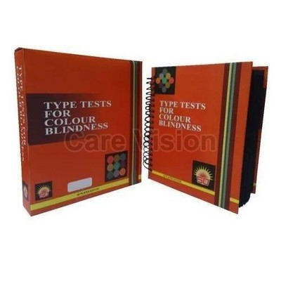 Ishihara Test Book Rectangle Shape 38 Plats Hospital Applicable