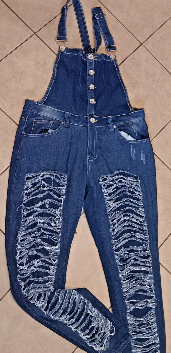 Ashley Stewart Jean Jumpsuit Plus Size Ashley Stewart Womens