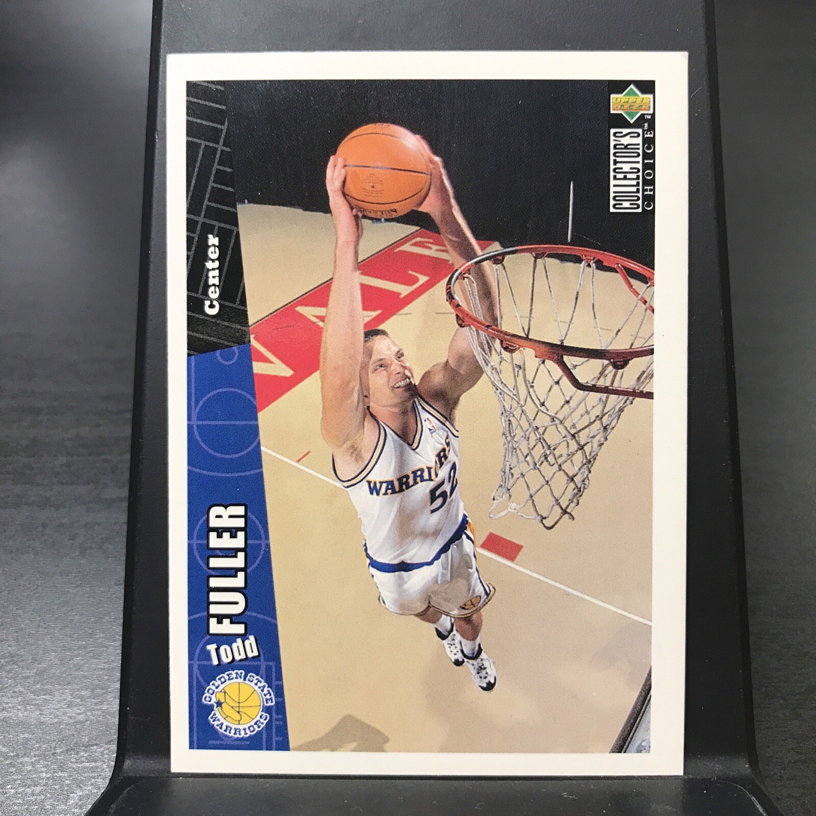1996-97 Collector's Choice Warriors Basketball Card #244 Todd Fuller Rookie