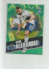2022 TOPPS CHROME MLS NEON GREEN LAVA REFRACTORS #112 CAIO ALEXANDRE   97/99