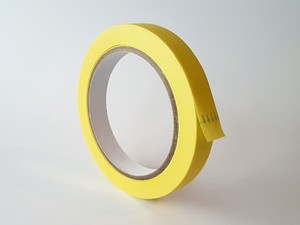 Profi Design Krepp Tape Art Deko Farbig Klebeband Abklebeband Gelb 50Mm X  25M | Ebay