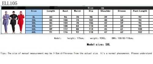 Plus Size Women Swimwear Modest Burkini Islamic Beachwear Muslim Swimsuit Arab - Picture 2 of 18
