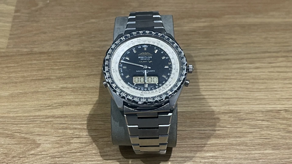 Ultra Raro Breitling 2300 | Esfera persa “هوانٌروز” | Juego militar Foto 2 de 4