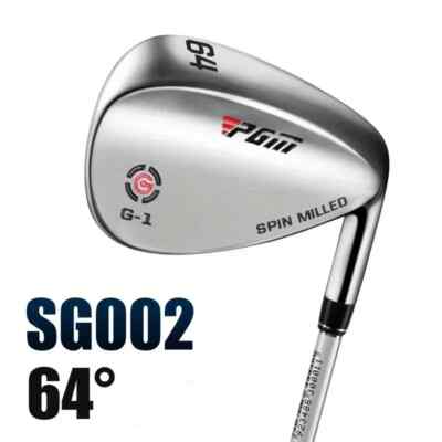 PGM G-1 Lob Wedge 64° Silver Steel Shaft Right-Handed Wedge Flex 35''  NEW 