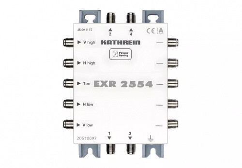 Kathrein Exr 2554 : 4 Teilnehmer : Kaskade/erweiterung : 1 Satellit