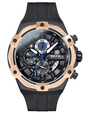*NEW IN BOX* Brera Milano Supersportivo EVO Chronograph BMSSQC4503D Mens Watch
