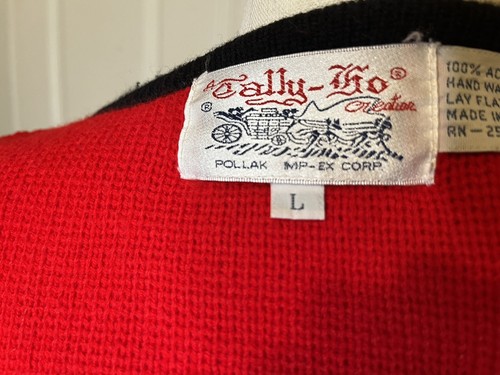 Vintage Tally Go Cartigan Sweater Women’s Sz Large - Picture 9 of 11