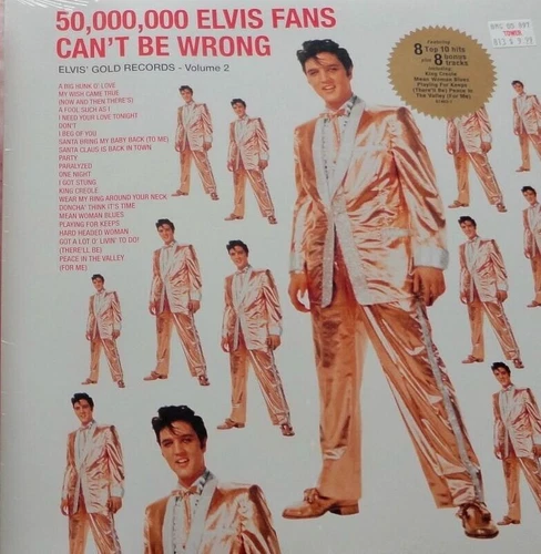 ELVIS PRESLEY Gold Records Vol. 2  50 Million Fans Can't Be Wrong LP RARE SEALED