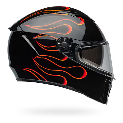 Bell Lithium Motorcycle Helmets Torch Gloss Black/Red 2XL