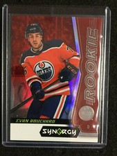 2018-19 U.D. Synergy Hockey Red Unscratched Rookie Evan Bouchard #83 Oilers