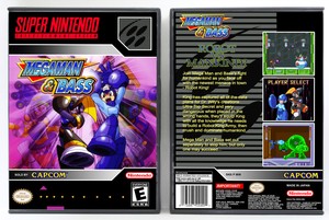 Mega Man \u0026 Bass - Super Nintendo Custom Case *NO GAME* | eBay