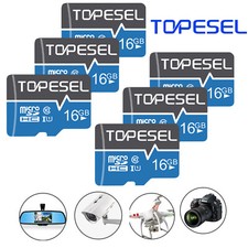 16GB Lot Micro SD Card Class-10 Micro SDHC Card High Speed Flash C10 U1 TF Card