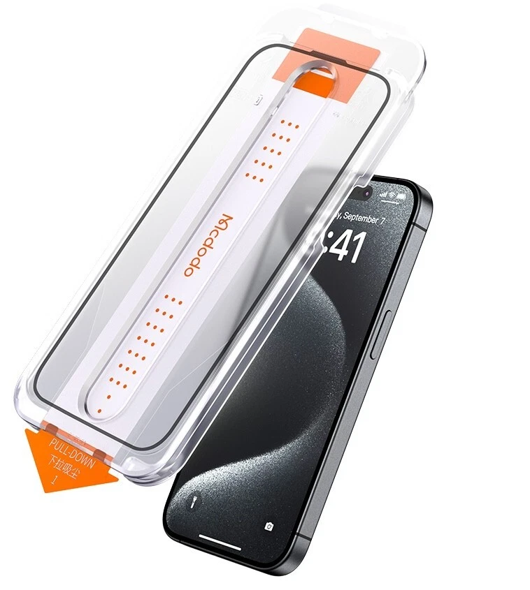 Tempered Glass Screen Protector for iPhone 16 Pro Max – 93% High Transparency,