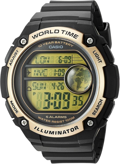 casio illuminator wr100m