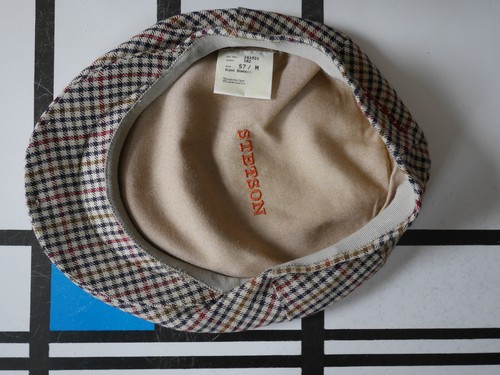 STETSON KENT Schiebermütze 57 M 90er Hut Made in Germany TRUE VINTAGE flat cap - Picture 5 of 7