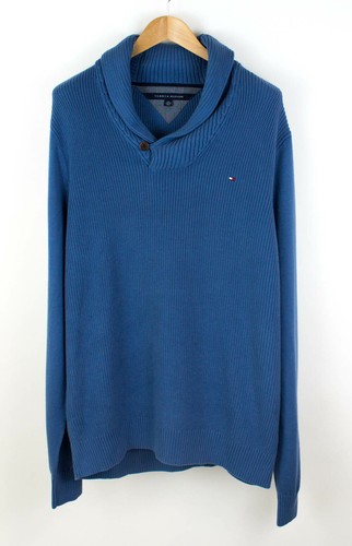 Tommy hilfiger maglione a collo alto - di colore blu - Stileo.it