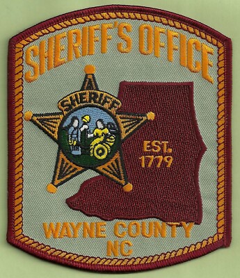 WAYNE COUNTY NORTH CAROLINA SHERIFF SHOULDER PATCH