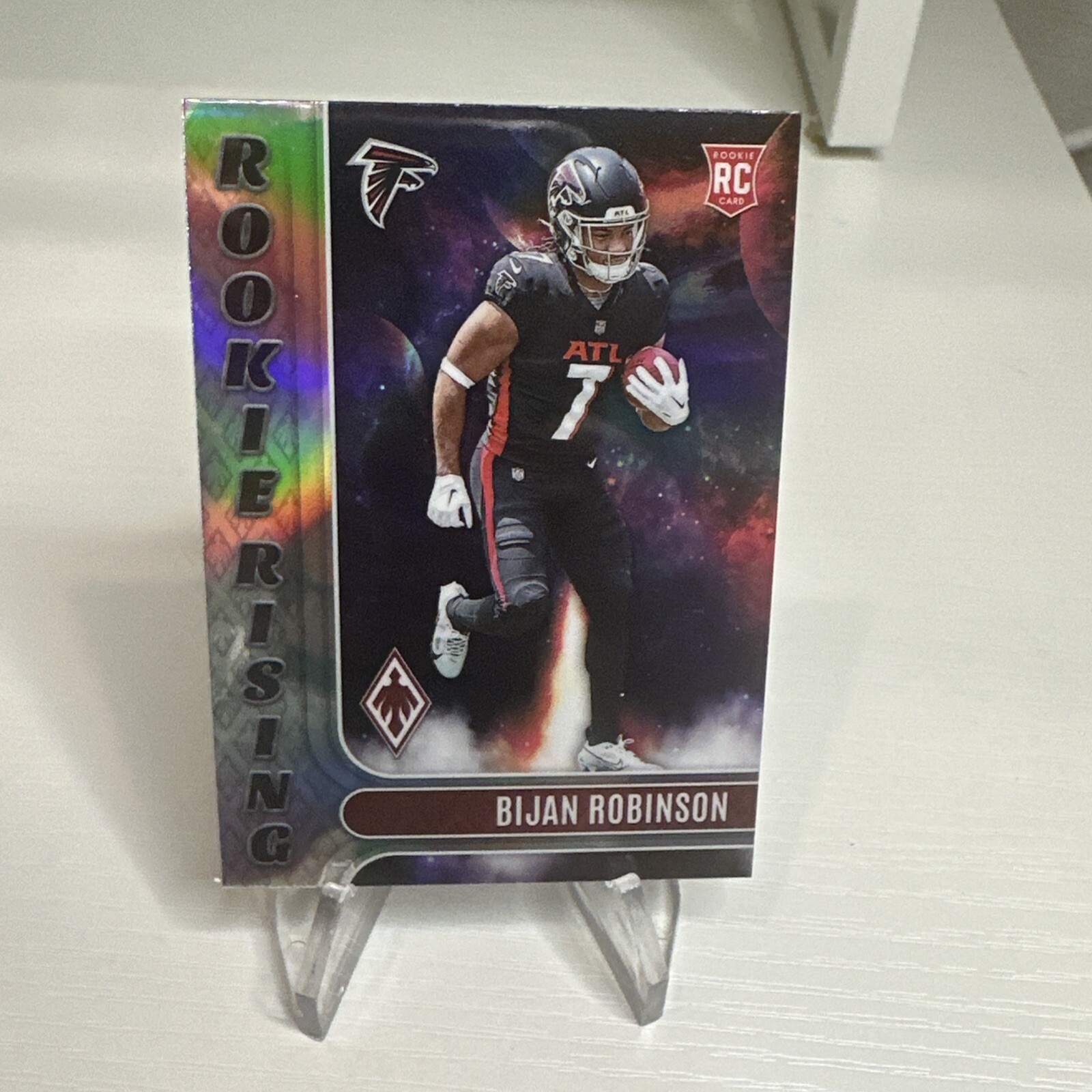 Bijan Robinson 2023 Panini Phoenix Rookie Rising #RIS-6 Atlanta Falcons