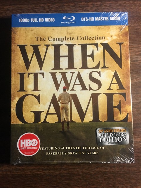 When It Was A Game Complete Collection NEW SEALED BLU-RAY