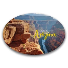 Magnet Me Up Arizona Grand Canyon Scenic Oval Magnet Decal, 4x6 Inches, Nature