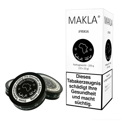 Makla  Ifrikia - Chewing Tobacco - Kautabak - 2 Stangen 2 x 10 x 20 g Dosen