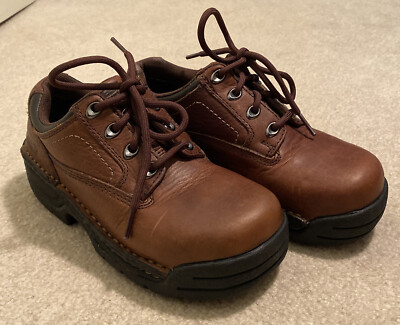 Hytest Safety Shoes Brown Opanka Oxford Women's M Steel