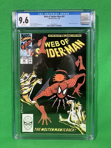 Web Of Spider-Man #62 - Marvel - CGC Graded 9.6 WP - 1990