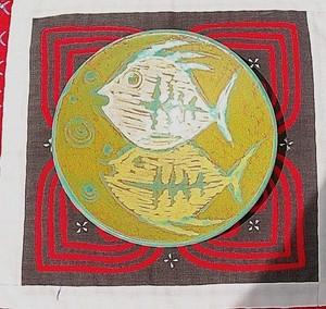 1950s Livia Gorka Studio Ceramic Fish Wall Plate Plaque Signed GL Hungary MCM