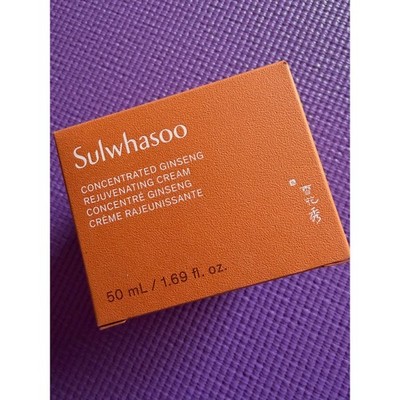 Sulwhasoo CONCENTRATED GINSENG REJUVENATING CREAM Korean 50 ML for men women NEW