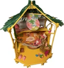 VINTAGE 1987 BARBIE ISLAND FUN PLAYSET#4144 W/BARBIE DOLL#4061 SET MATTEL NICE!