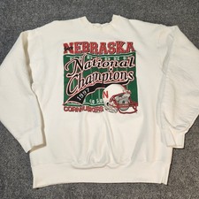 Vintage Nebraska Cornhuskers Sweatshirt XL National Champions 1997 Football