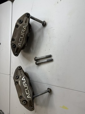 2005-2012 Acura RL Advics Front Left Right 4 Piston Brake Caliper Pair Bolt OEM 