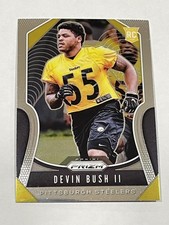 2019 Panini Prizm Football #313 - Devin Bush II RC - Pittsburgh Steelers