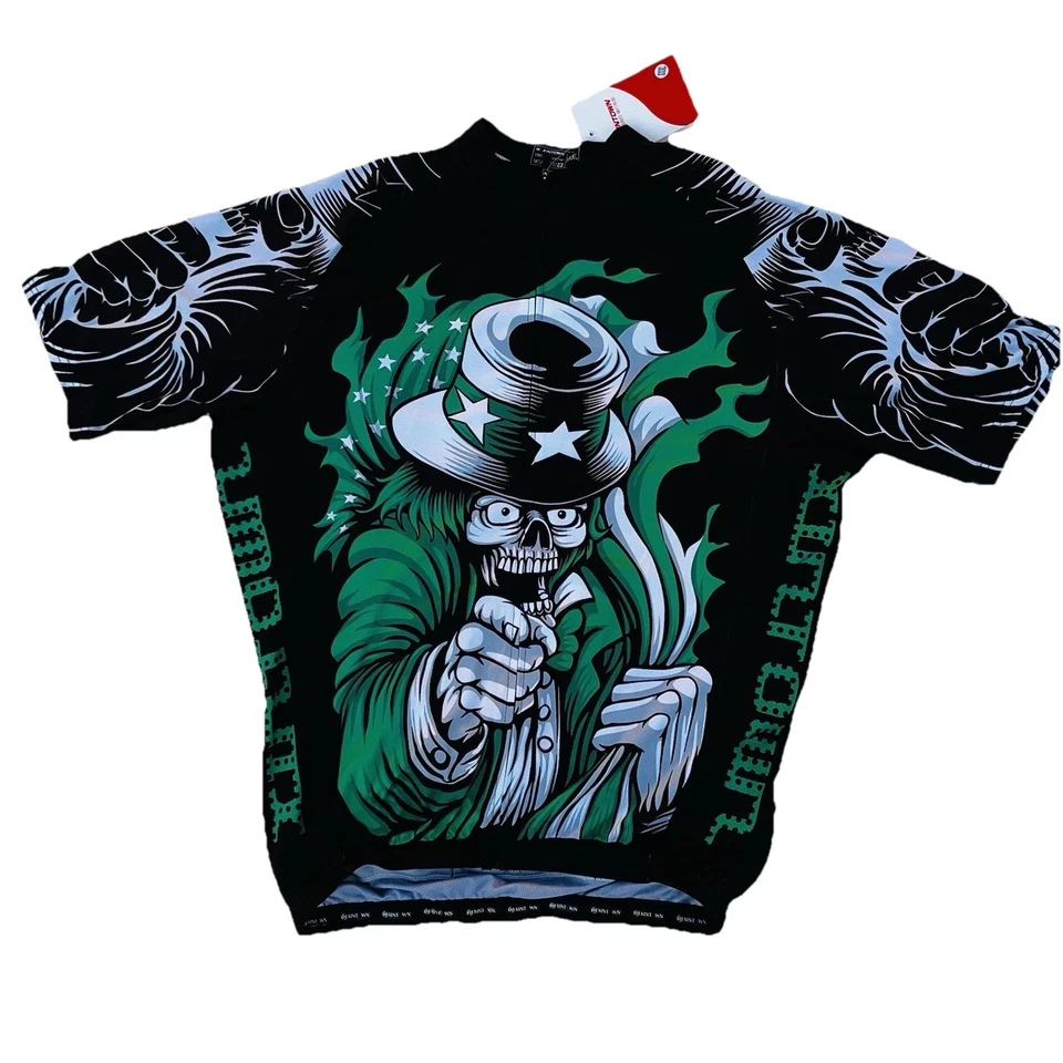 Conjunto de jersey de ciclismo para hombre con culotte con tirantes manga corta, XXXL XINTOWN NUEVO CON ETIQUETAS (vendedor de EE. UU.) Foto 3 de 4