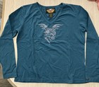 Vintage Women’s Harley Davison Bedazzled Eagle Shirt Size XL Excellent Condition