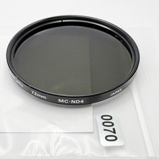 72mm Kenko MC ND4 ND0.6 2-stop Multicoated Filter [070]