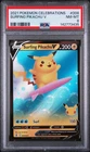 2021 POKEMON CELEBRATIONS #008 SURFING PIKACHU V PSA 8
