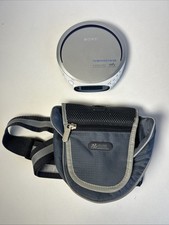 Sony D-FJ210 Walkman CD Player TV/Weather/FM/AM CD-R/RW Silver W Waist Bag