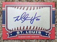 Mitch Harris signed trading card - Cardinals - 2.5x3.5