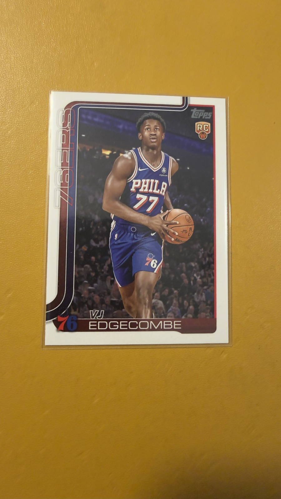 VJ Edgecombe 2025-26 Topps #203 Rookie Philadelphia 76ers