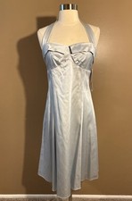 Donna Morgan Halter Neck Formal Dress Size 4 And Size 6 Color On Tag Cornflower