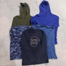Lot of 5: Gap Waffle Hoodies  Long Sleeve Sweatshirts Size Boy XL