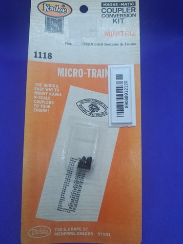 Kit de conversión acoplador micro trenes Kadee 1118 escala N B9 | Zustand: New