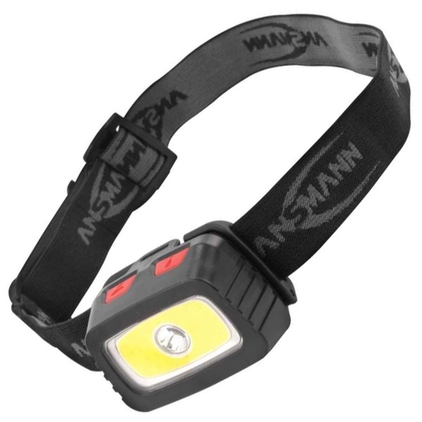 Ansmann HD200B Led-Stirnlampe Aus Dem Robustem Abs-Kunststoff 3W IP44 (Gegen Spr-image