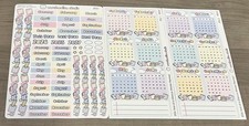 Marshmallow Studio 2026 Year At A Glance Hobonichi Cousin Stickers MMS 3 Sheets