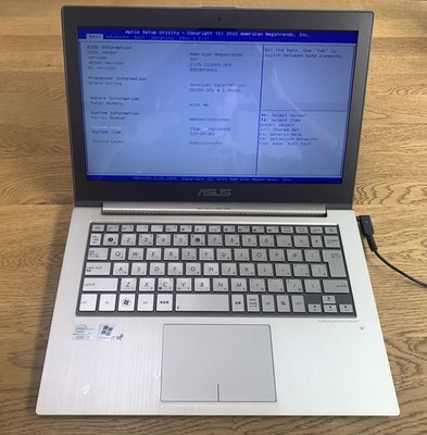 Asus UX31E Core i7 1.8GHz Japanese Model No SSD - BIOS Boots  - Ship Worldwide