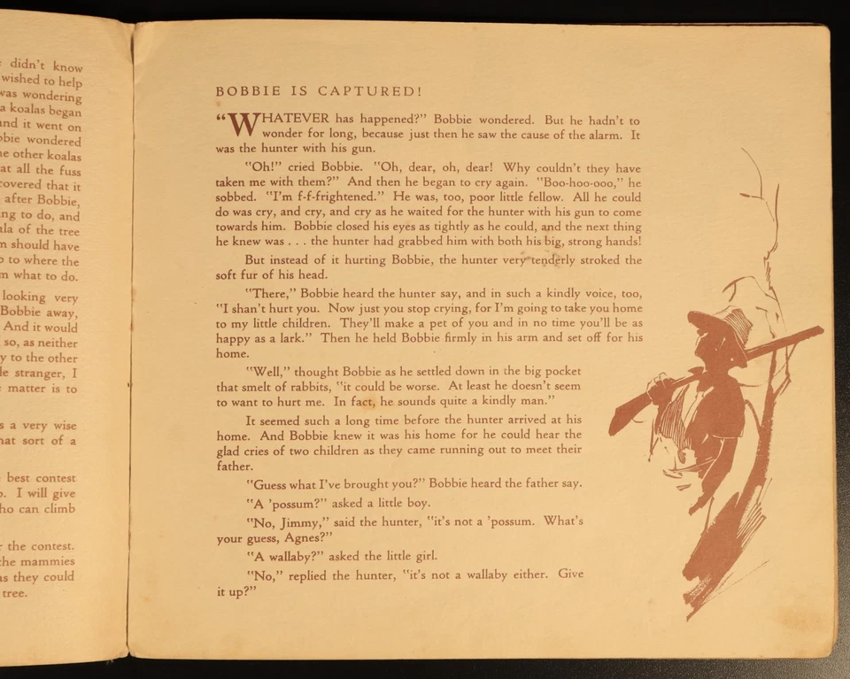 1944 Bobby Rubbernose by Timothy Kay Antique Australian Childrens Book - image 4 of 4