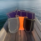 Seven (7 ) Crown Royal Bags. One Orange One Black , One Grey , 4 Purple — photo 2