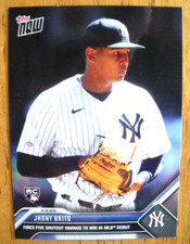 2023 Topps Now #30 Jhony Brito  Rookie Card PR1640. rookie card picture