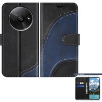 HandyhüLle, KlapphüLle, Xiaomi Redmi A3, , Schwarz, Kartenfach, Magnetverschluss